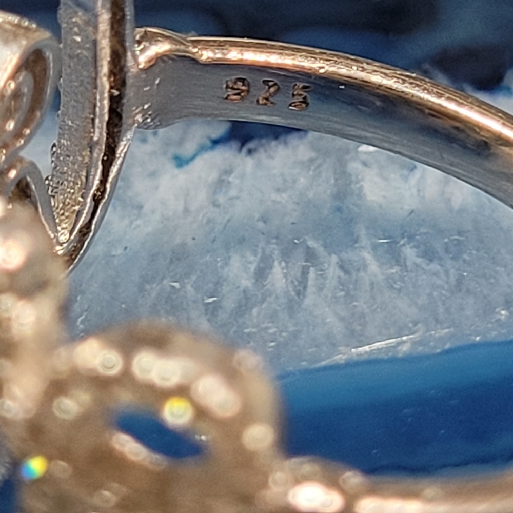 925 Love Ring. - Picture 3 of 7